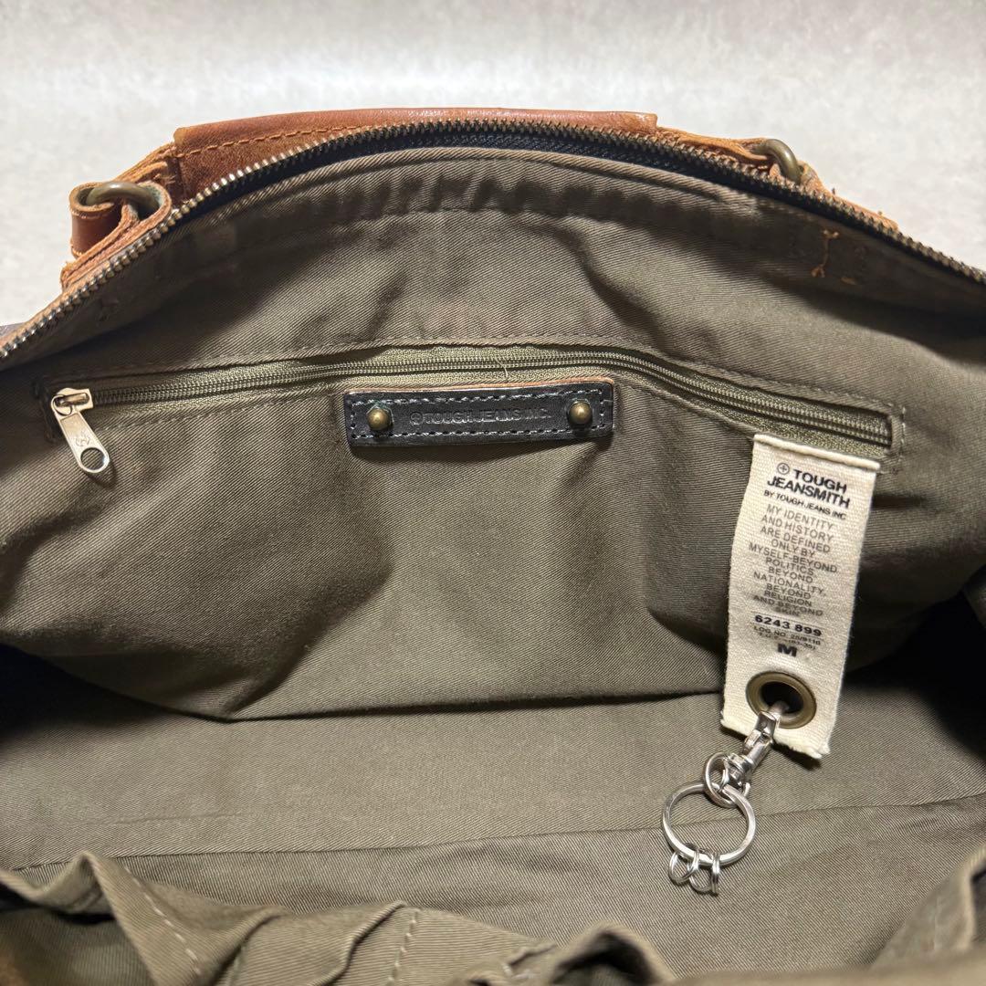 【タフジーンズスミス】希少　ボストンバッグUSED加工　ミリタリーvintage