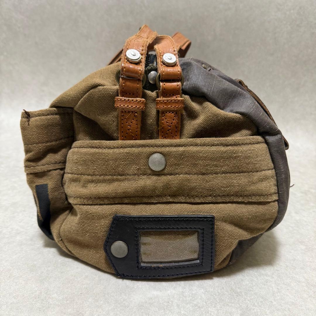 【タフジーンズスミス】希少　ボストンバッグUSED加工　ミリタリーvintage