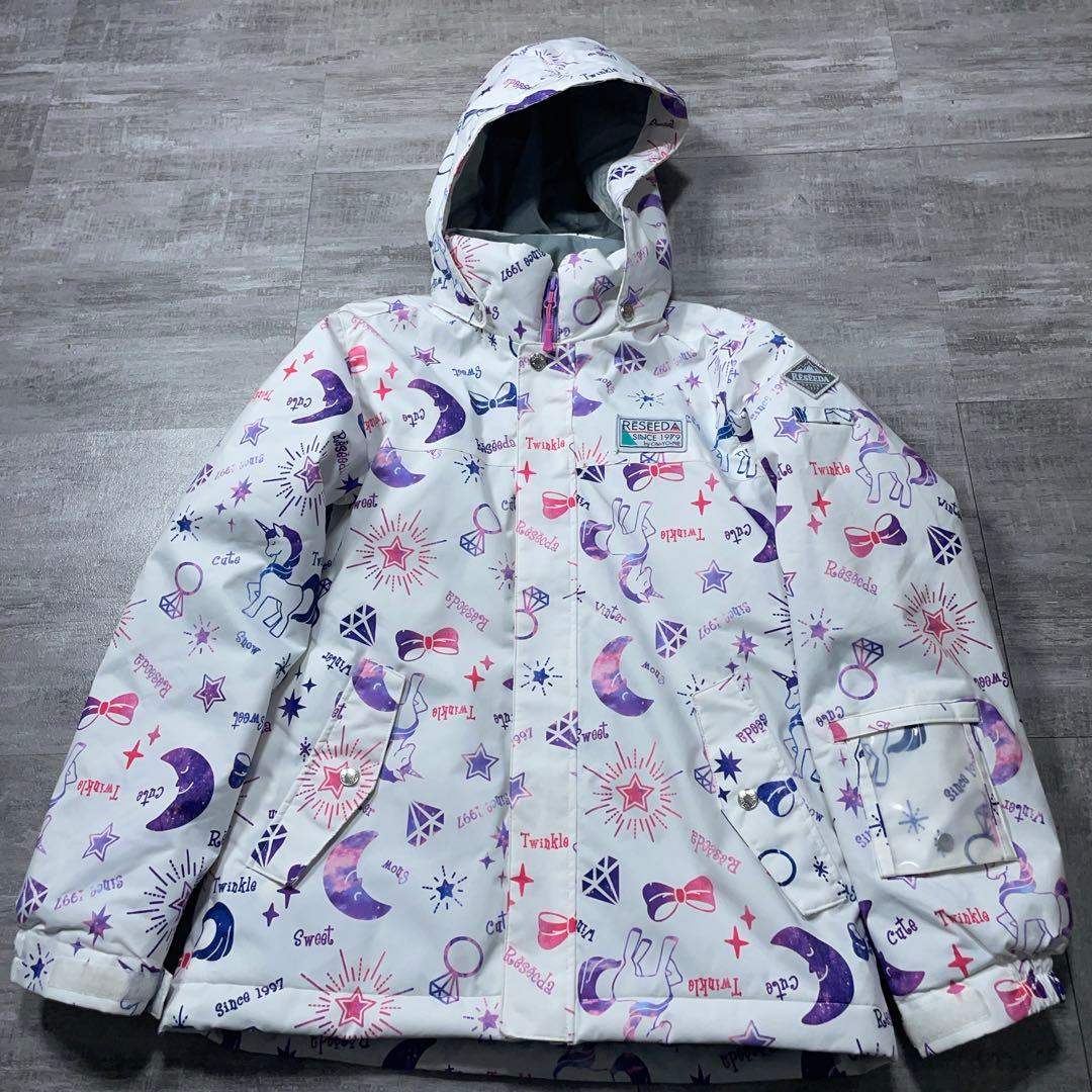 美品 人気★ RESEEDA 女の子 スキーウェア 160cm ユニコーン