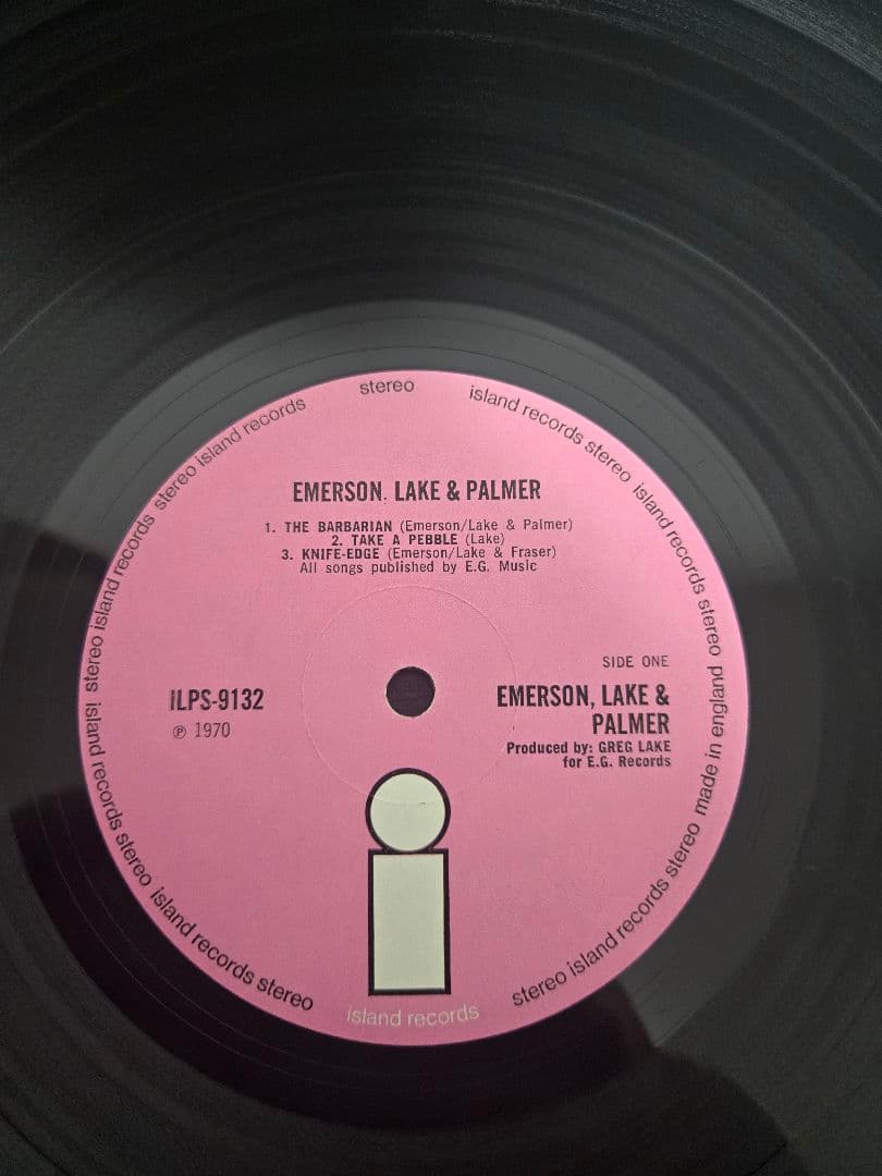 EL&P Emerson, Lake & Palmer UKオリジナル盤