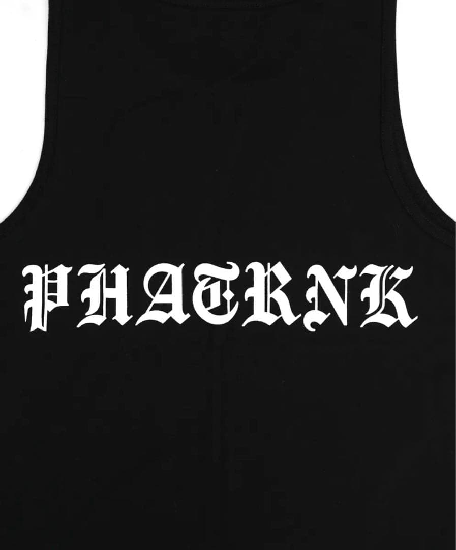 6739レア　ファットランク　PHATRNK pロゴ　タンクトップ　黒　M