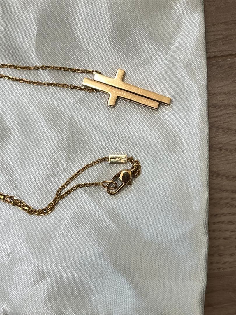 ドラゴールド　GUCCI セパレートクロスネックレス