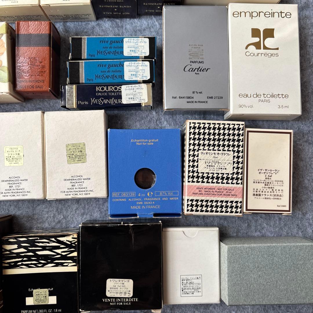 香水 サンプル ほぼ未使用 まとめ売り CHANEL dunhill等