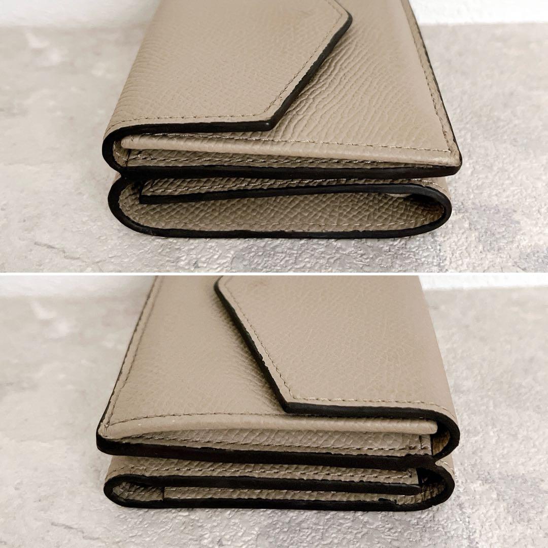 美品✨BONAVENTURA ノブレッサ スモールウォレット グレージュ