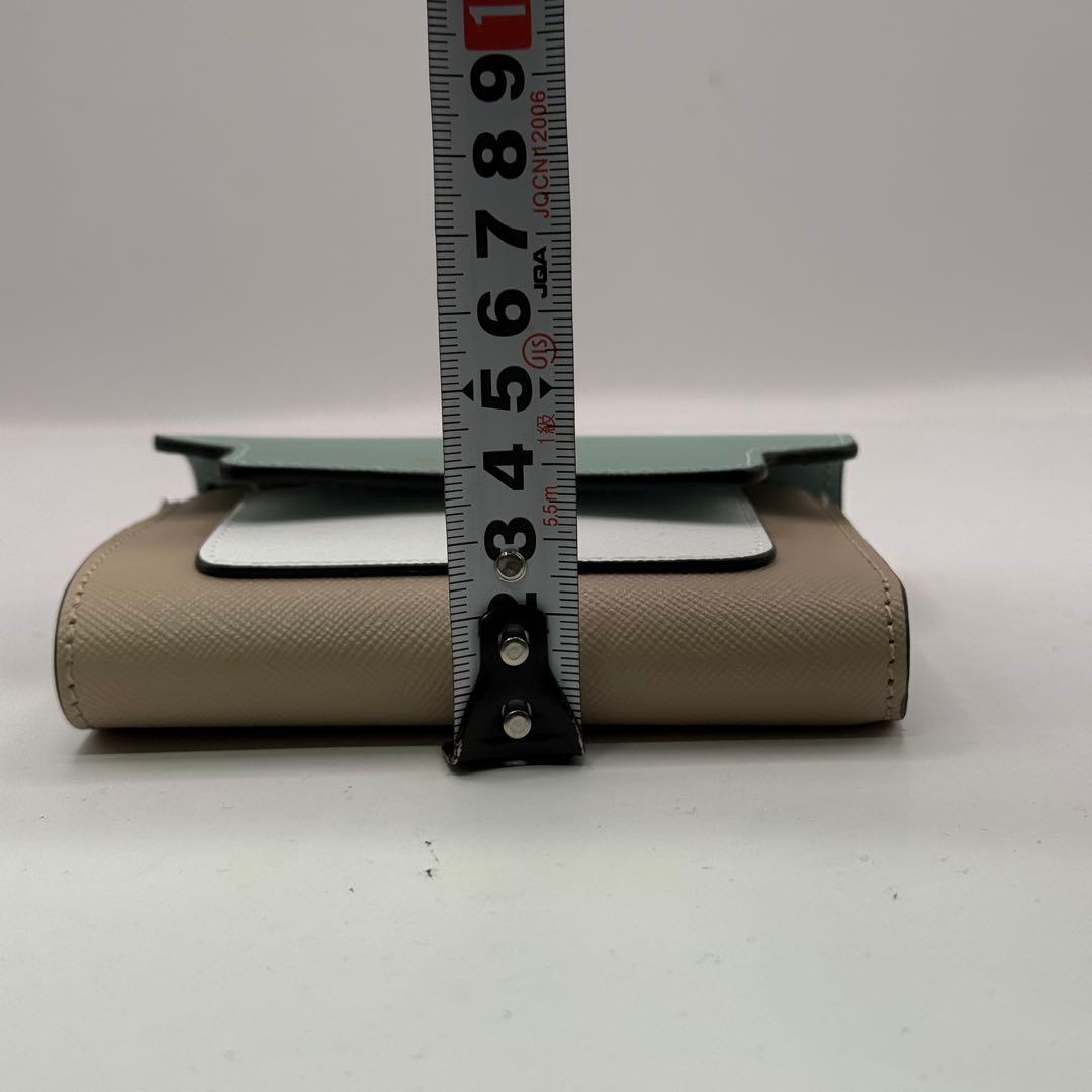 MARNI 三つ折り財布 ミントグリーン【2】¨̮⃝