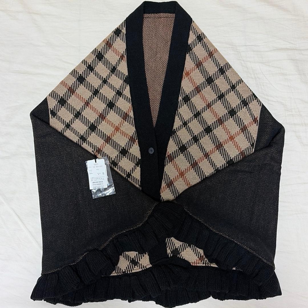 新品未使用タグ付き✨[DAKS / ダックス] ストール風ポンチョ 大判ストール