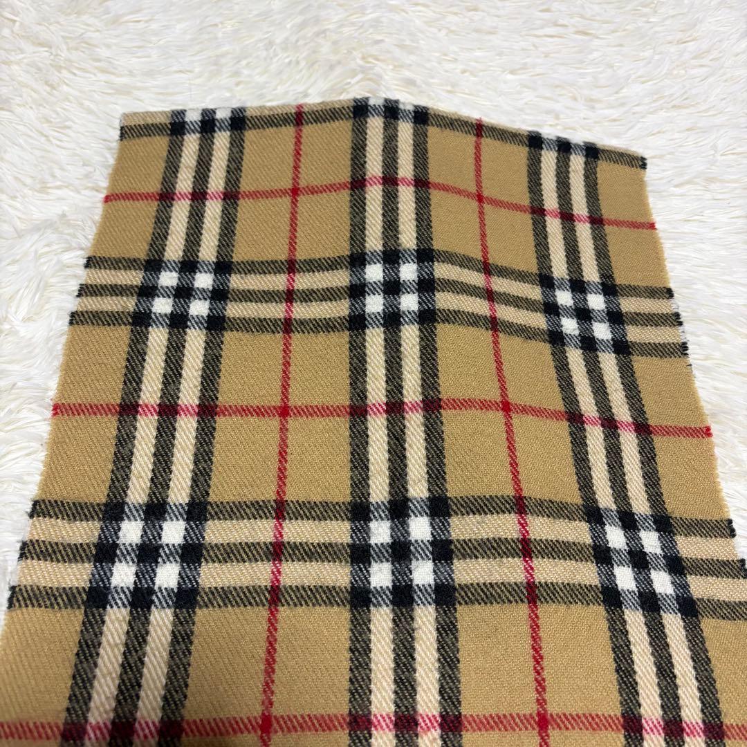 ラ*ス様 BURBERRY LONDONバーバリー マフラー ノバチェック ラム