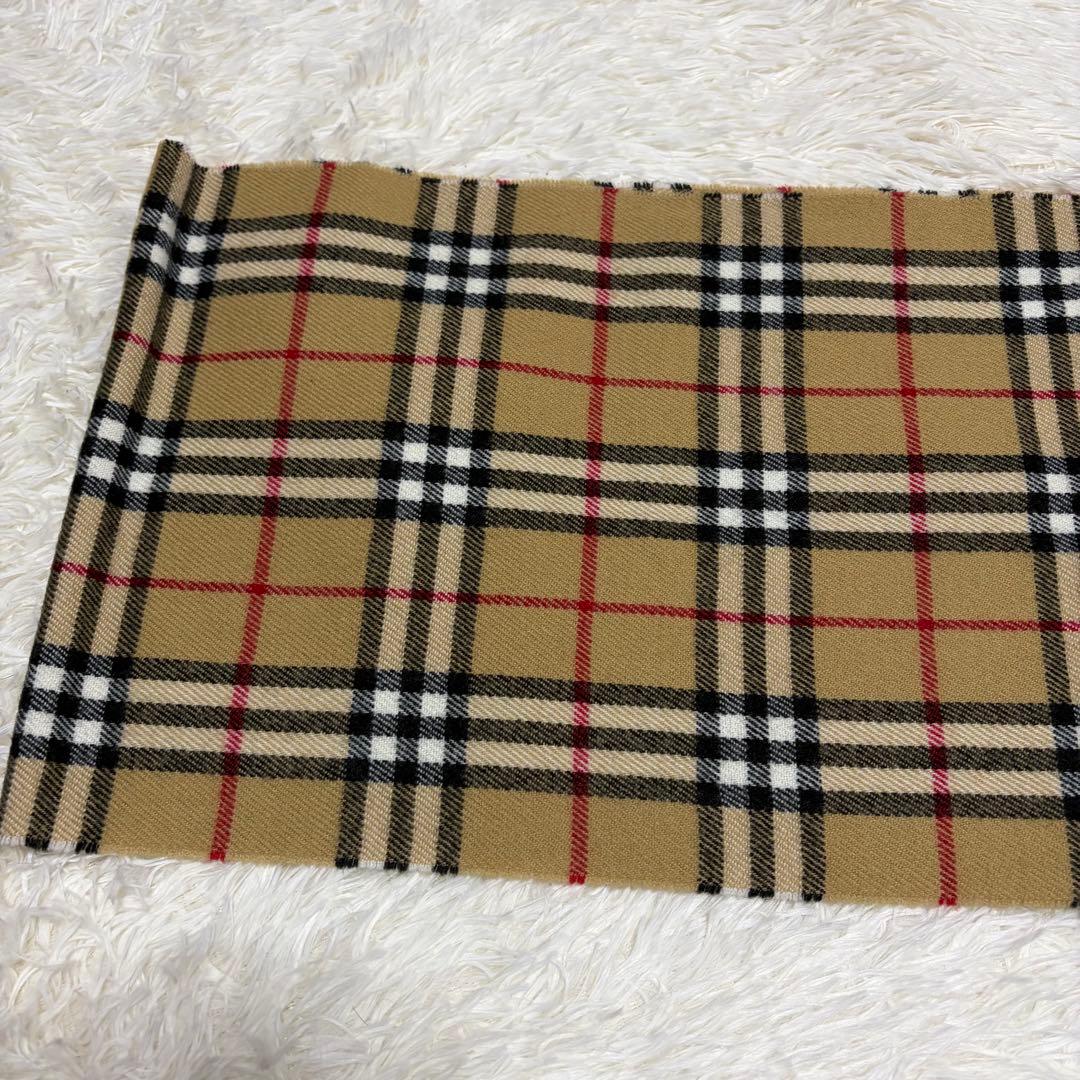 ラ*ス様 BURBERRY LONDONバーバリー マフラー ノバチェック ラム