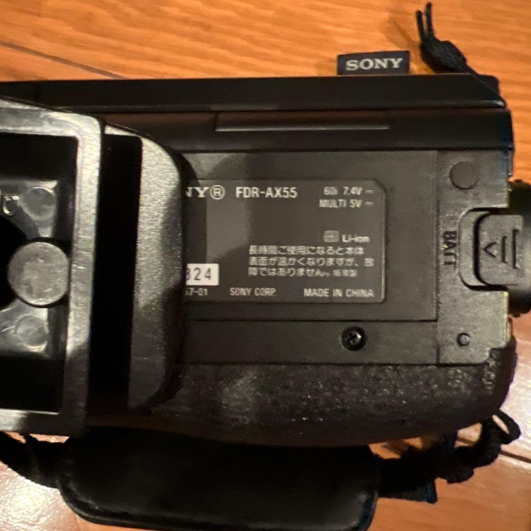 SONY 4K ハンディカム FDR-AX55 ビデオカメラ カメラアクセサリー