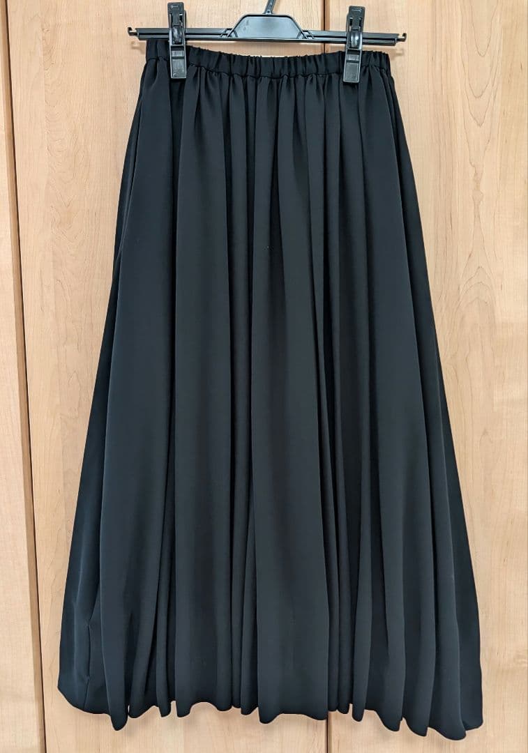 ENFOLD PEライトジョーゼット ゴムタックSKIRT