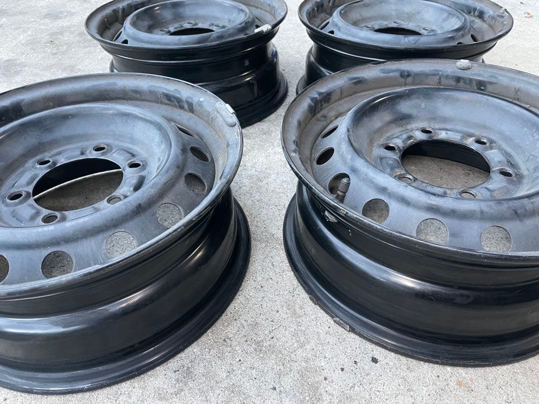 福岡　ハイエース　純正　15インチ 鉄ホイール 4個セット中古