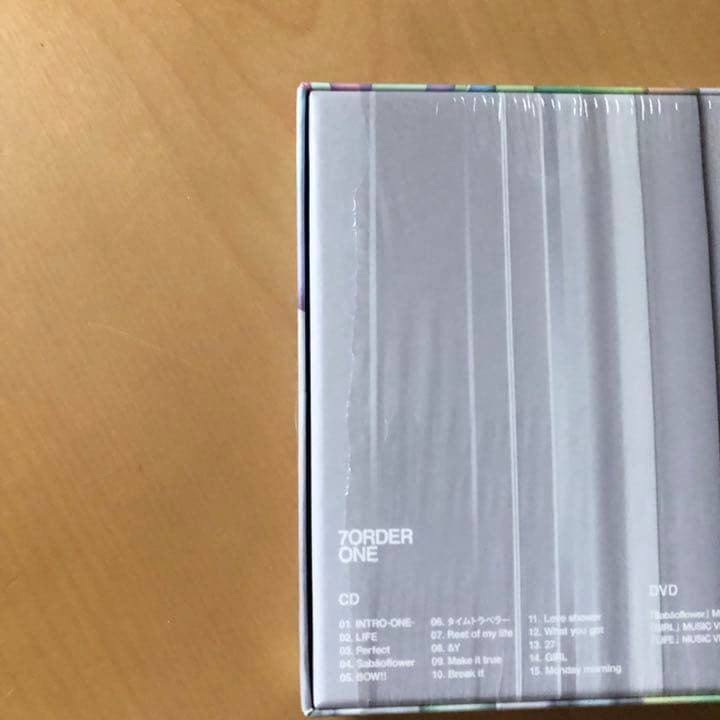 7ORDER 1st ALBUM「ONE」/DVD「UNORDER」