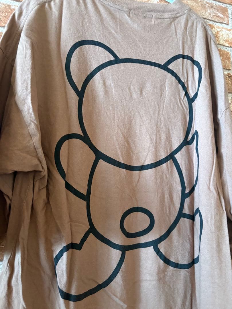 ヒステリックグラマーファックベアヒスベアTシャツワンピースブラウン