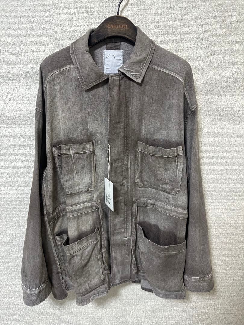 ANCELLM アンセルムAGING DENIM SHIRT JACKET