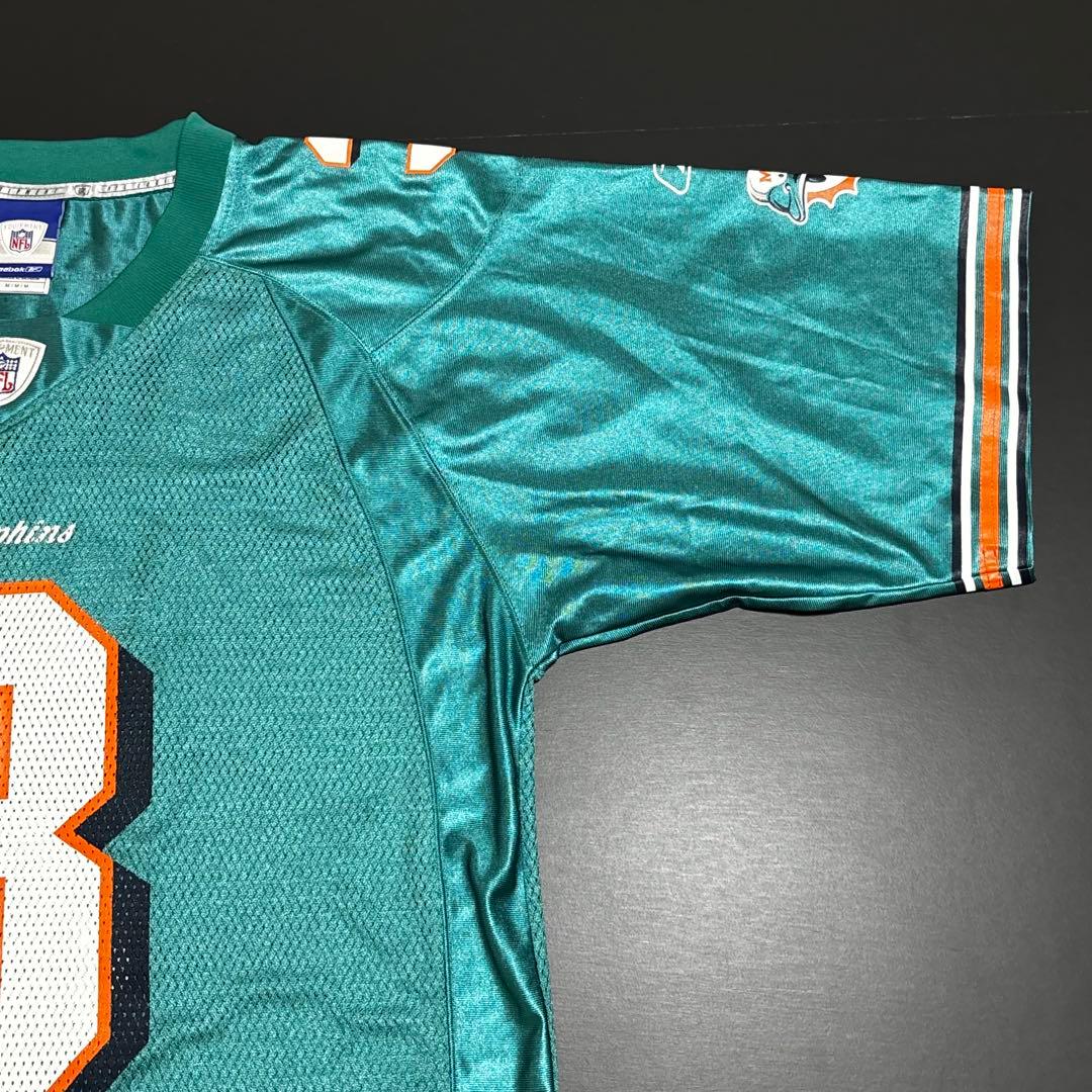 美品 NFL Reebok マイアミ ドルフィンズ ユニフォーム アメフト M