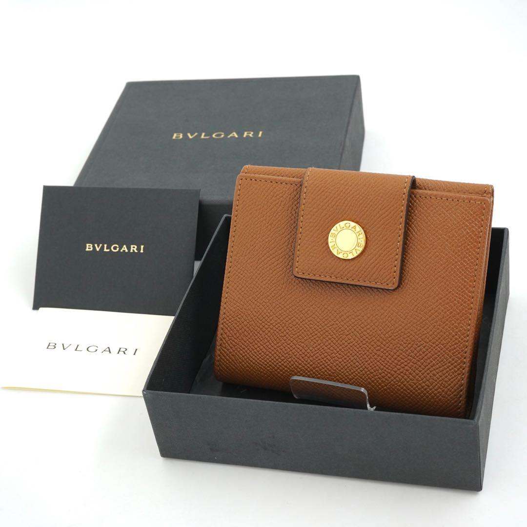 ✨新品未使用・箱付き✨　BVLGARI ミニ財布　ロゴマニア　クラシコ　二つ折り