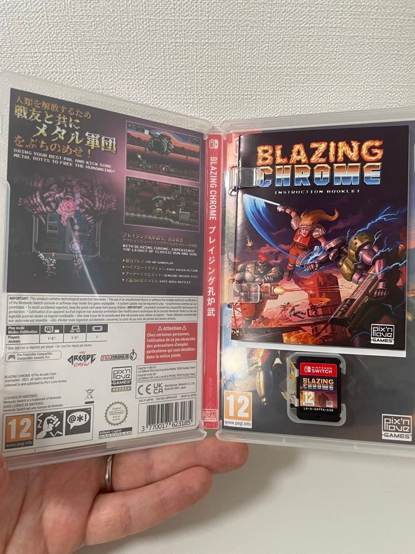 Blazing Chrome ブレイジングクローム switch スイッチソフト