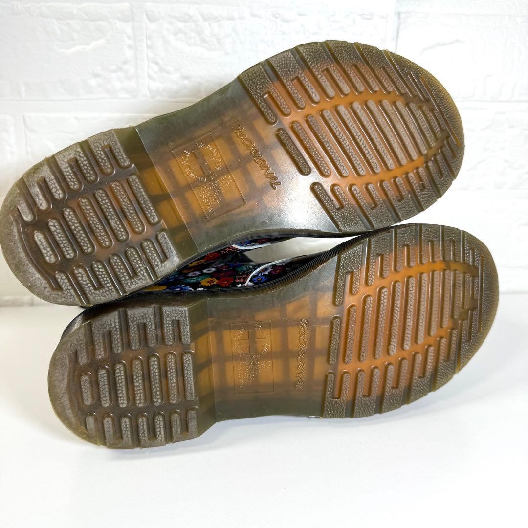 【KIKIさん専用】Dr. Martens 花柄ブーツ ８ホール パスカルUK4