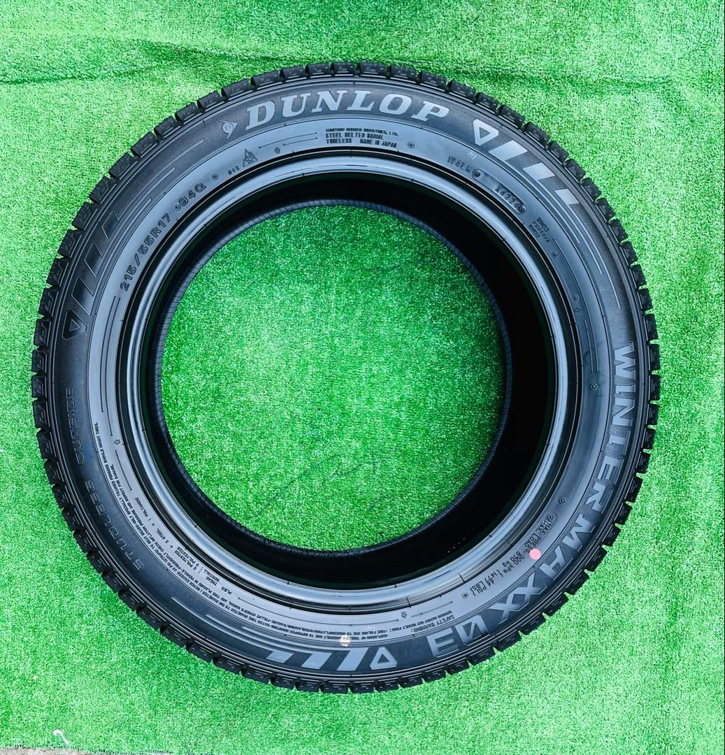 215/55 R17 DUNLOP WINTERMAXXスタッドレスタイヤ