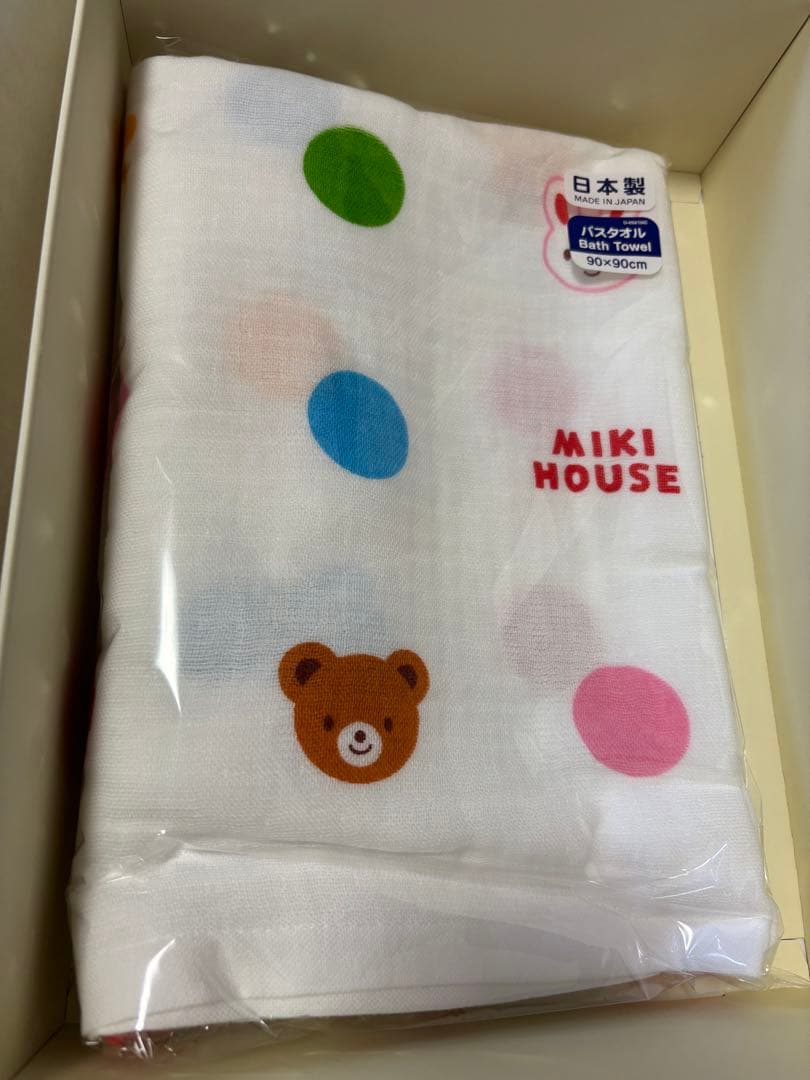新品・未開封！25,850円相当☆ミキハウス　新生児服・靴　出産準備4点セット