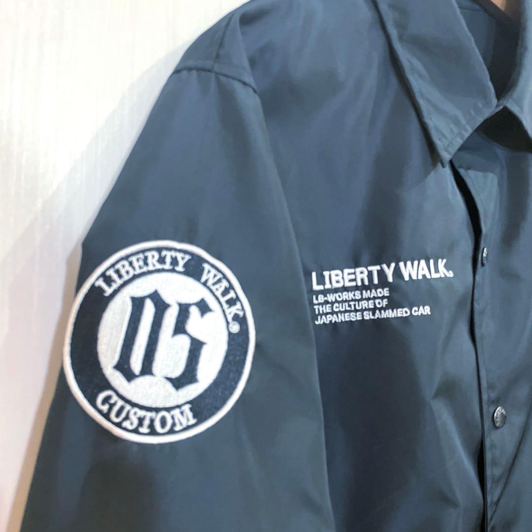 LIBERTYWALK リバティウォーク　ブラック コーチジャケット Ｍ　メンズ