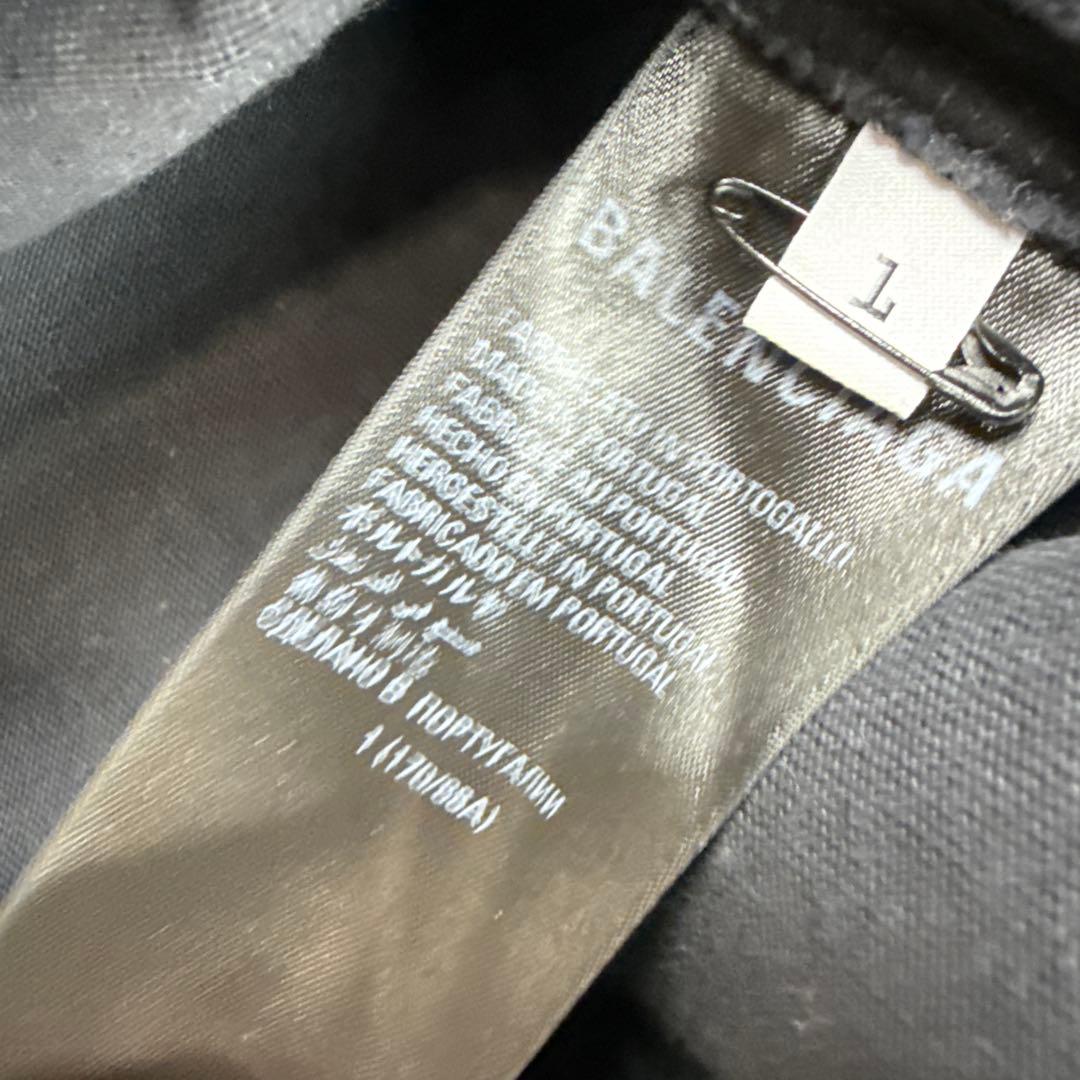 バレンシアガ　2022年　フェード加工オーバーサイズTシャツ　ブラック　Lサイズ