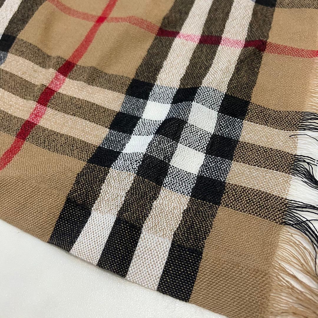 BURBERRY✨バーバリー 大判ストール　ノバチェック　マフラー