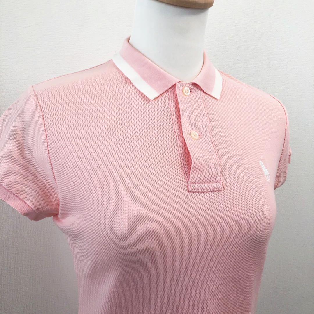 極美品　RALPHLAUREN GOLF　ラルフローレン　半袖ポロシャツ　ピンク