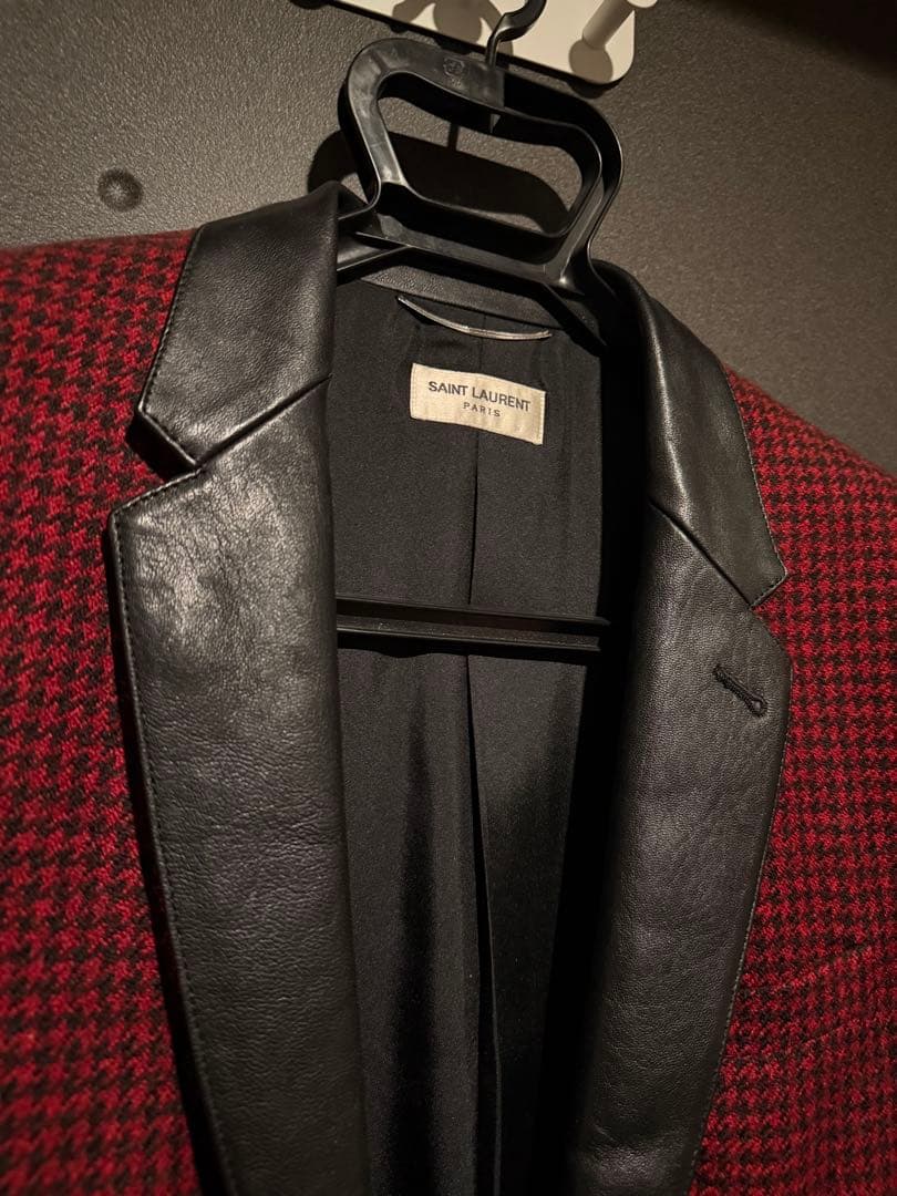 SAINT LAURENT paris 14aw ジャケット レザー エディ期