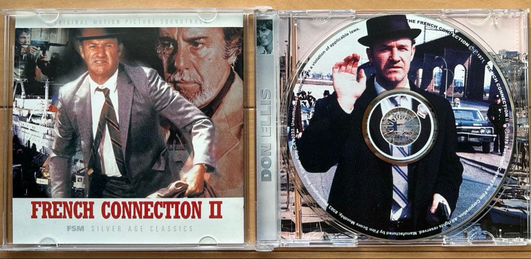 フレンチ・コネクション&フレンチ・コネクション2　サウンドトラック　CD