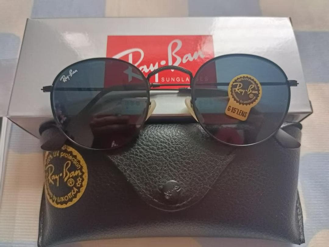新品 RayBan 木村拓哉さん ラウンドメタル RB3447