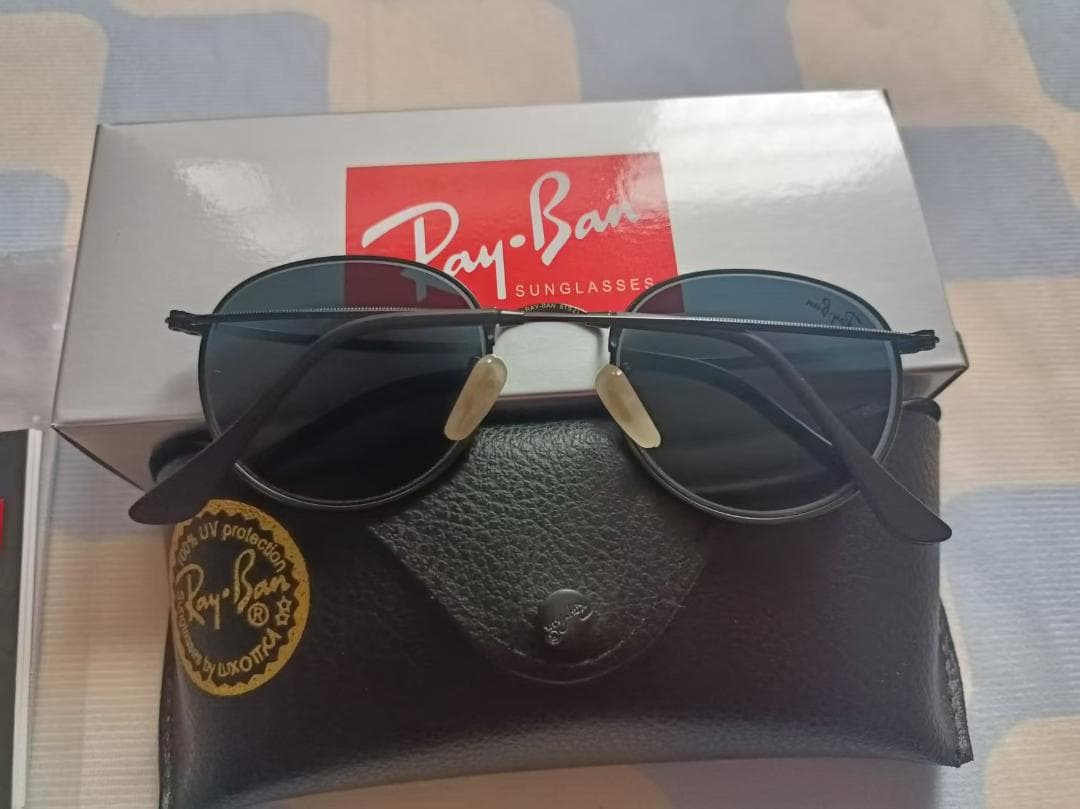 新品 RayBan 木村拓哉さん ラウンドメタル RB3447