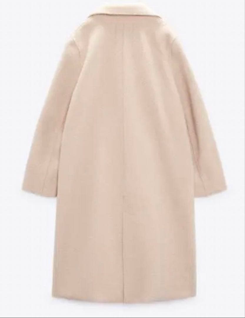 ZARA ブークレー生地オーバーコート