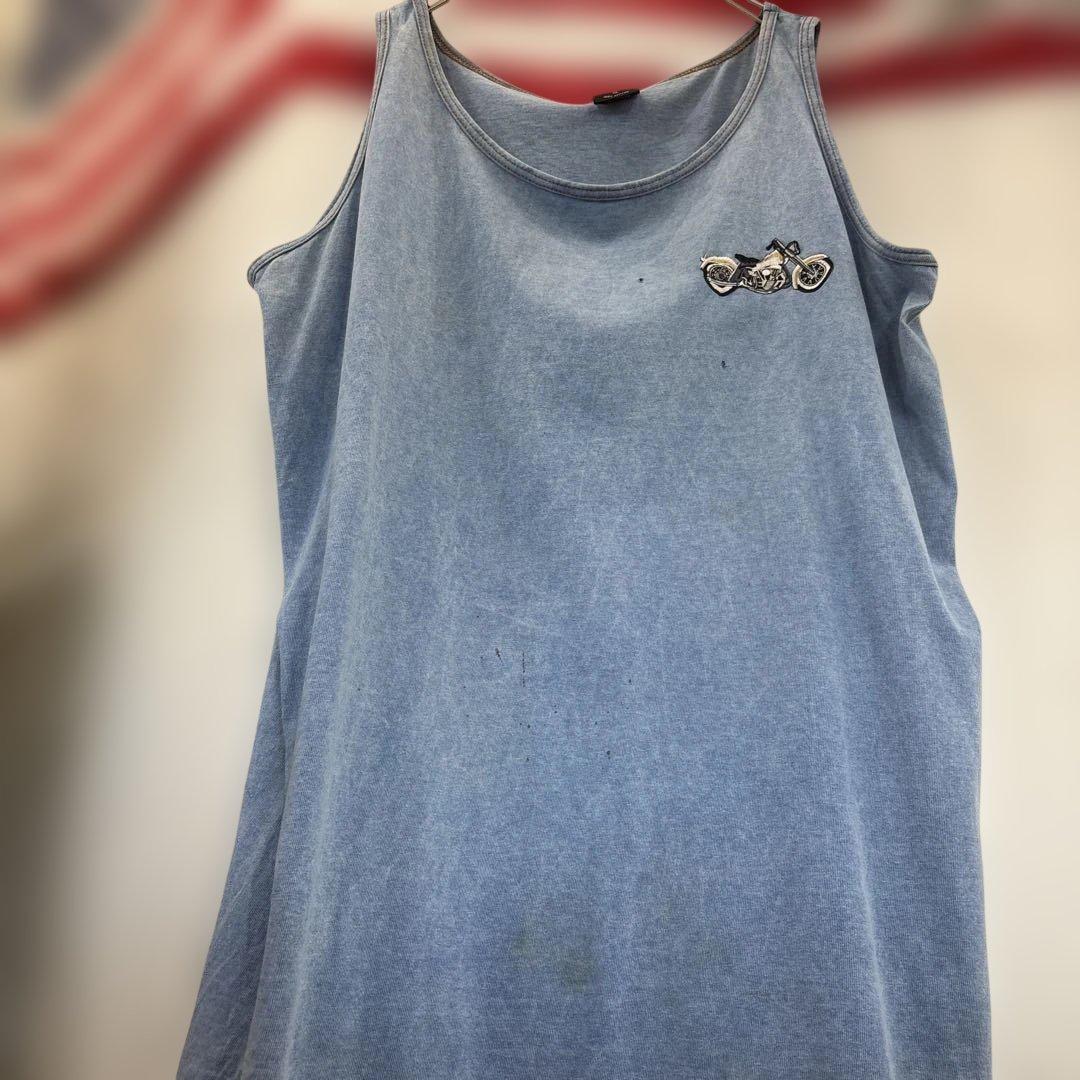 90sUSA古着SPRING RALLY '97 タンクトップ刺繍ロゴ