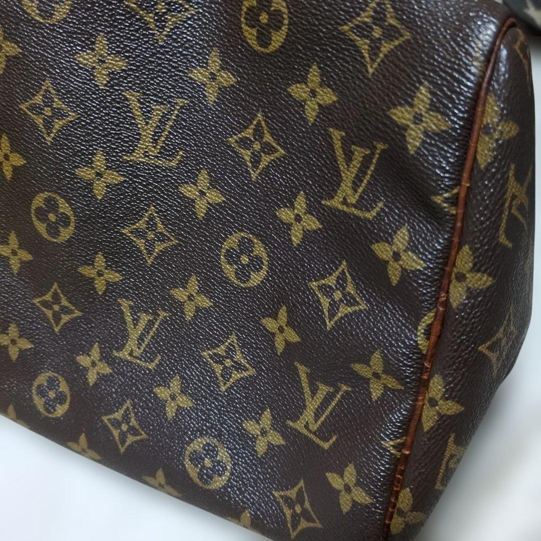 Louis Vuitton ボストンバッグ 中型 ブラウンポーチ2点セット