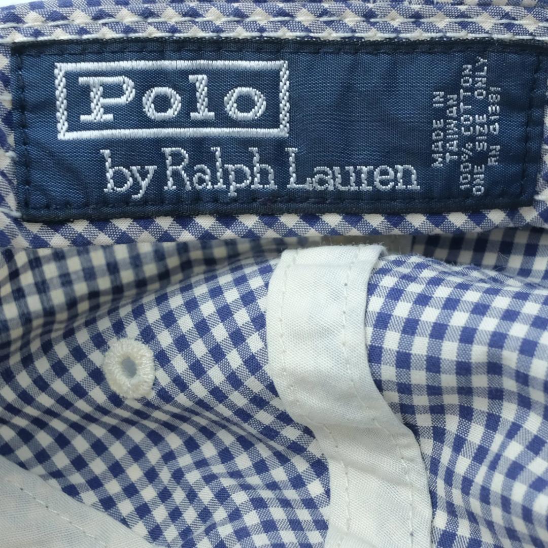 90s Polo by Ralph Lauren キャップ ギンガムチェック