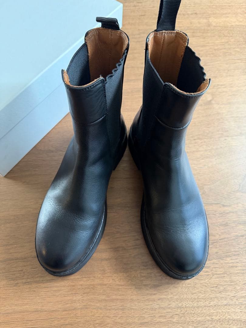 美品パドカレ　Pas de calais サイドゴアブーツ・37 24㎝