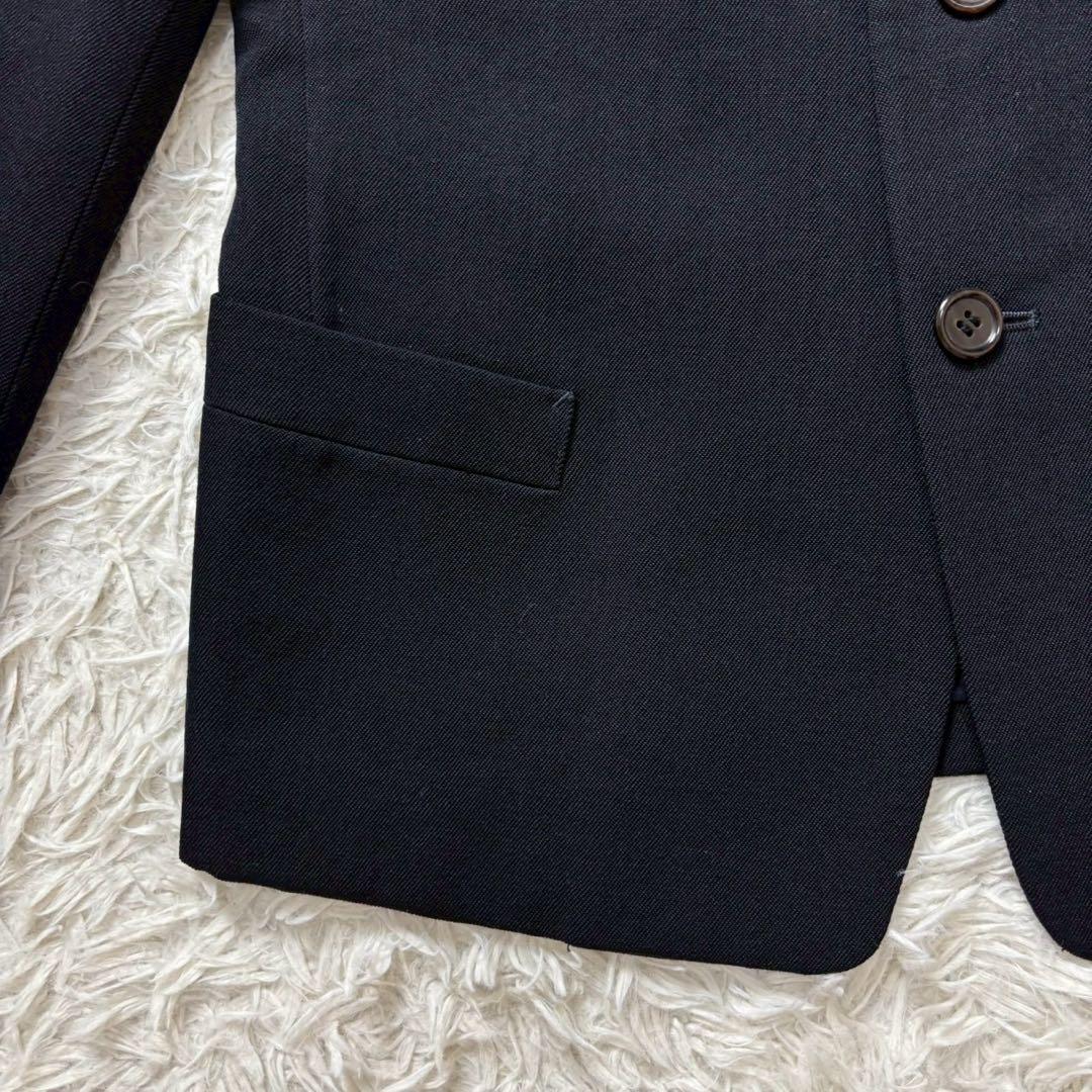 美品　ヨウジヤマモト　02AW ウールツイル　レザー切替　ジャケット