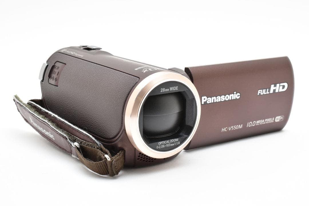 【美品】Panasonic ビデオカメラ　 HC-V550M ブラウン　動作OK