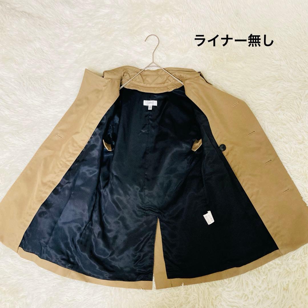HYKE（ハイク）トレンチコート／ライナー付き　ショート丈