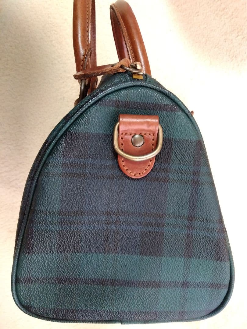 ラルフローレン　Polo　ボストンバッグ　レトロ　チェック