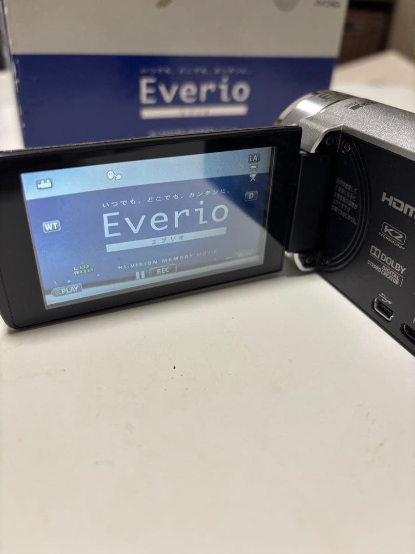 JVCケンウッド エブリオ GZ-HM155-S 動作品 使用頻度少ない