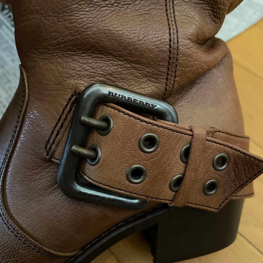 バーバリーブルーレーベル BURBERRY BLUE LABELエンジニアブーツ