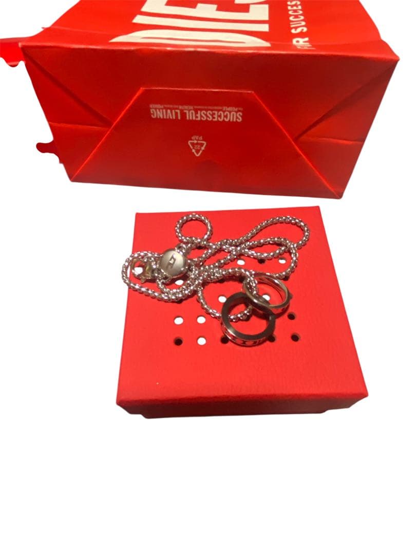 DIESEL リングネックレス