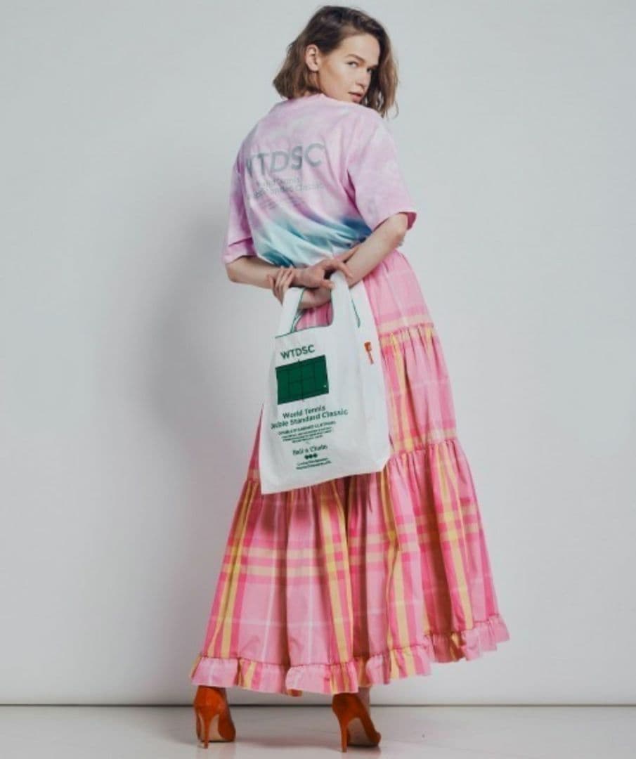 DOUBLE STANDARD CLOTHING チェックティアードスカート