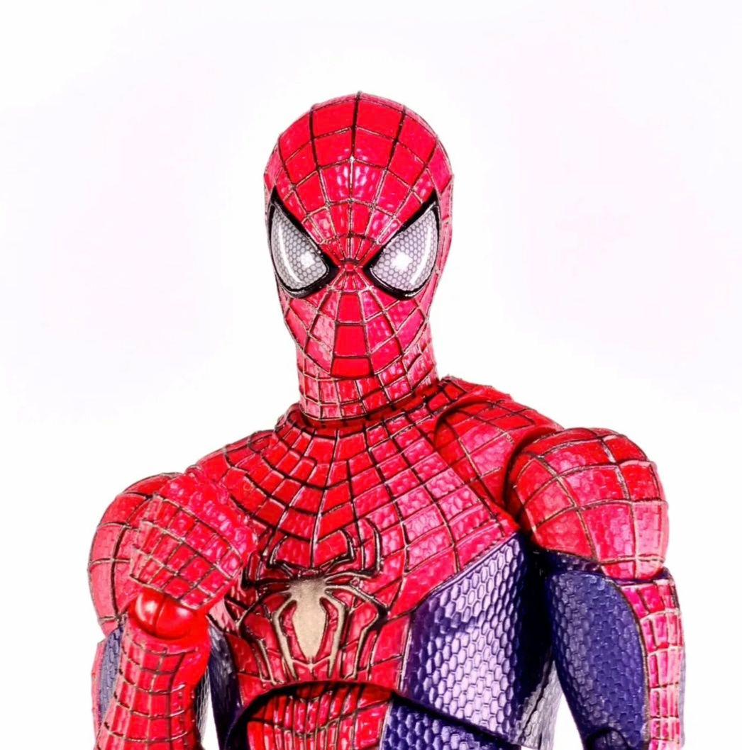 MAFEX アメイジングスパイダーマン ヘッドカスタム ヘキサゴンレンズシルバー