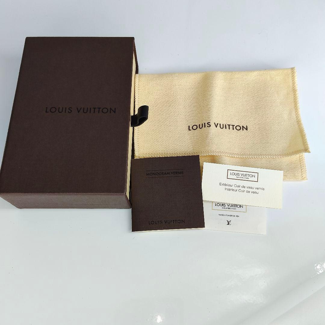 【極美品・箱付】LOUIS VUITTON ヴェルニ 名刺ケース　モノグラム