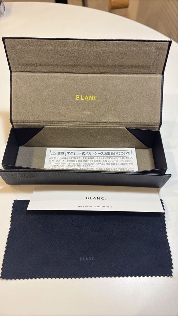 【美品・ケース付】BLANC BM001 サングラスchampagne 度なし