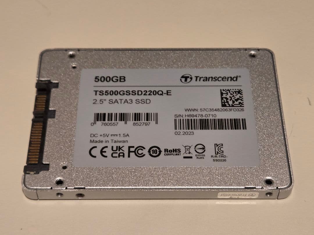 ​【かさねる断捨離中ですわよ出品】SSD 3枚セット