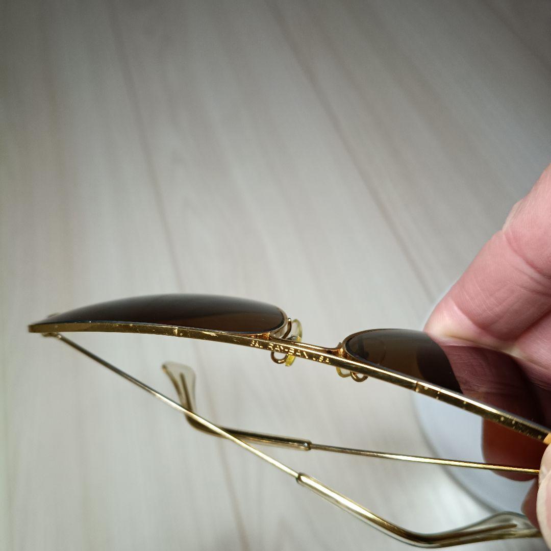 美品USA製B&L　Ray-Banレイバン メタル62mm 　ケース付き